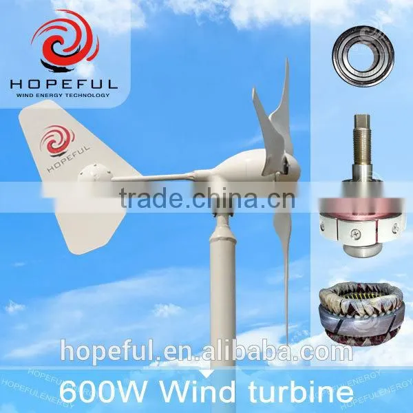 Best Price 600w Mini Wind Power Generator Silent Small Wind Turbine, for Home Use, Alternator for Wind Turbine photo-2
