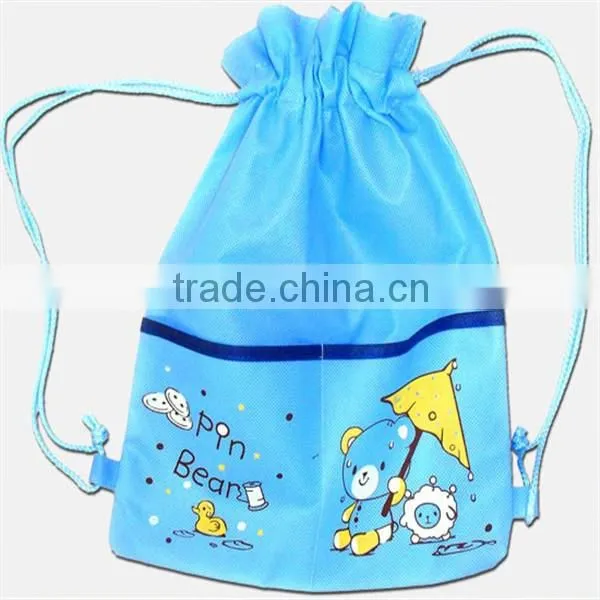 Printed Drawstring Shopping Bag Drawstring Backpack Bag photo-2