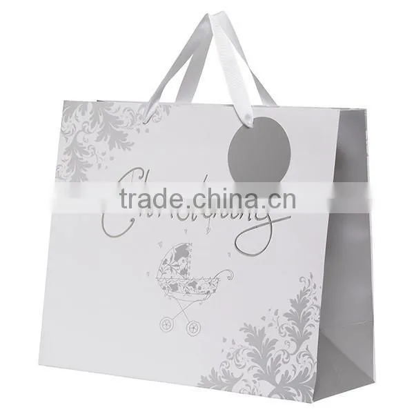 Custom Printed Coated Paper Shopping Bags With Logo photo-2