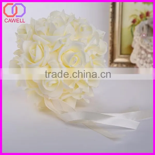 Multi Color 10CM 20CM 30cm Rose Artificial Foam Rose Flower Ball in Stock photo-5