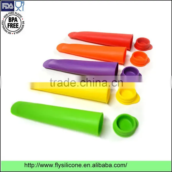 Hot Sale on Amazon Customized Logo Premium Silicone Popsicle Mold photo-3
