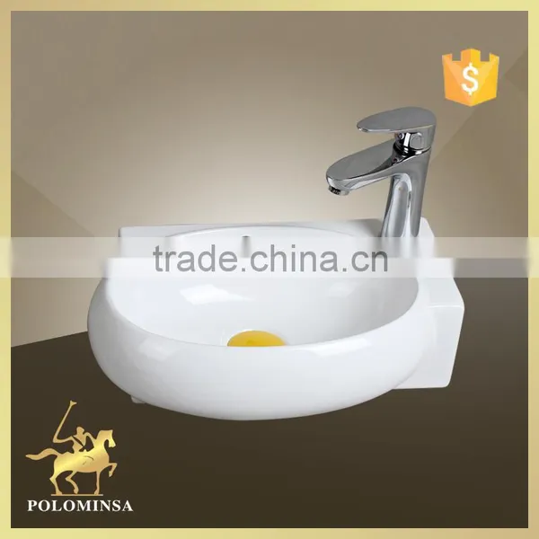 European Small Wall Hung Bathroom Basin Hand Wash photo-3