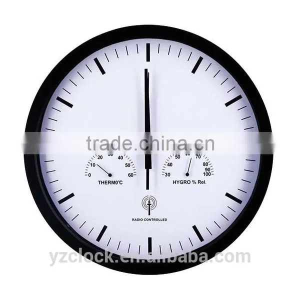 Hot Selling 12 Inch Aluminum Radio Controlled Wall Clock photo-2
