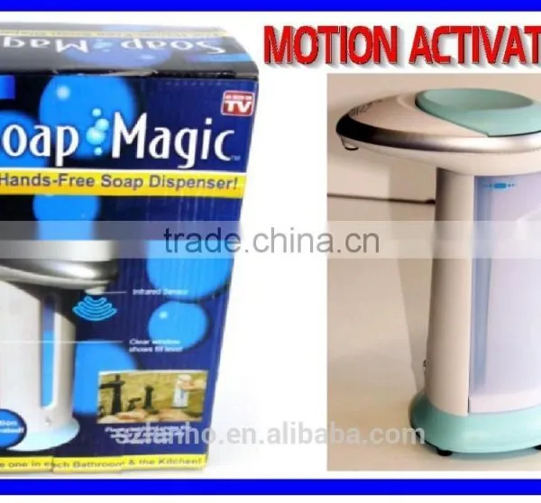 New Automatic Sensor Soap Sanitizer Dispenser Hands Free Touch-free Kitchen Bathroom photo-5