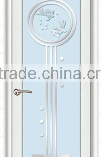 Commercial Aluminum Photo Frame Glass Door Toilet Glass Door Size photo-4