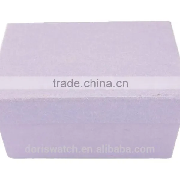 Good Quality Fashion Watch Box Long Purple Box Pillow Inner 13.8*8.8*7.8cm Jewelry Paper Box photo-2