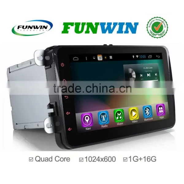 2016 Newest Quad Core Android 4.4.2 Full Touch Panel 2din Universal GPS With RDS 1G+16G 1024*600