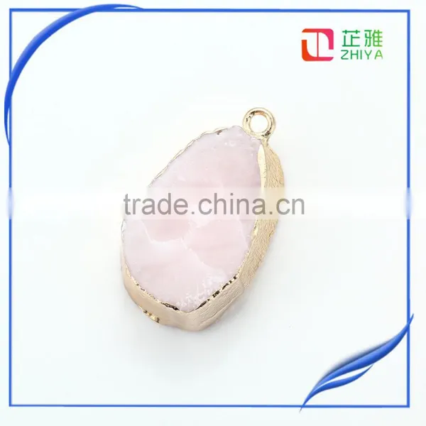 Latest Fashion Wholesale Agate Druzy Pendant for Jewelry photo-5
