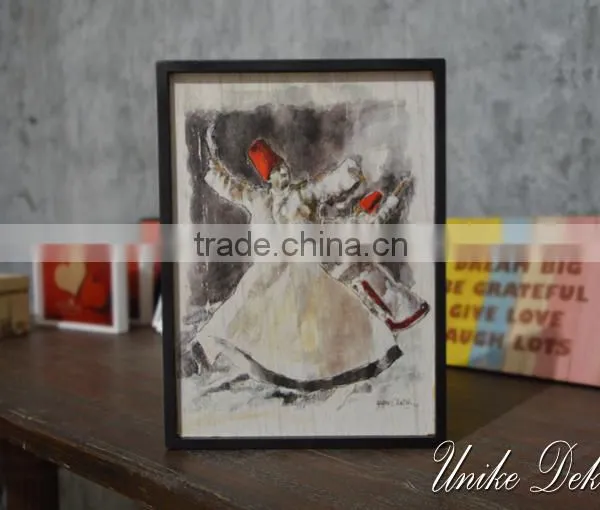 Wooden Vintage Style Sign - Wall Decoration WQ-035