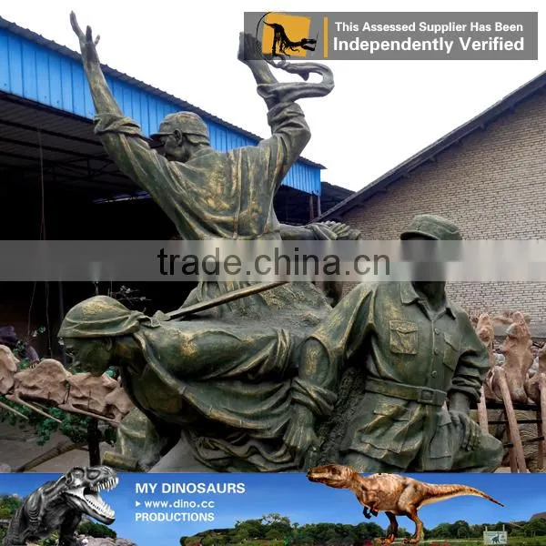 MY Dino-C074 Outdoor Playground Life Size Bronze Statues photo-2
