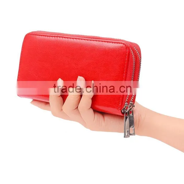 Multifunction Leather Wallet for Mobile Phone With Leather Card Holder Woman Clutch Bag photo-6