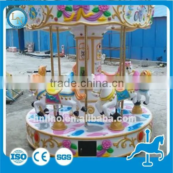 Amusement Children Playground Equipment! Amusement Park Kids Carousel Horse Rides With Christmas Lights for Sale photo-6