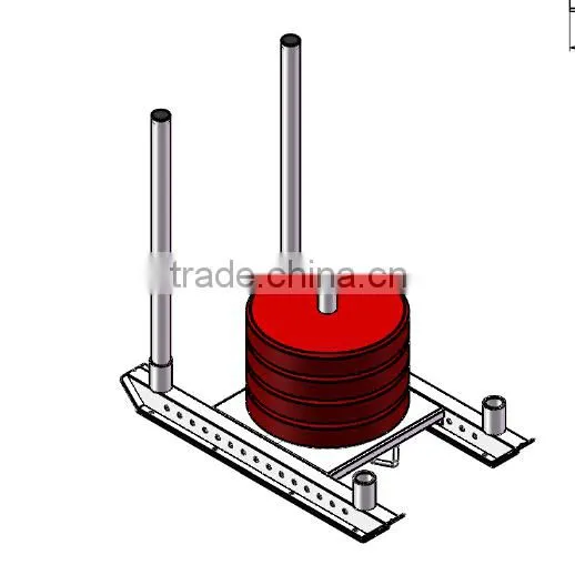 Push Crossfit Prowler Sled Crossfit Sled / Crossfit Equipment / Strongman Sled Machine photo-6