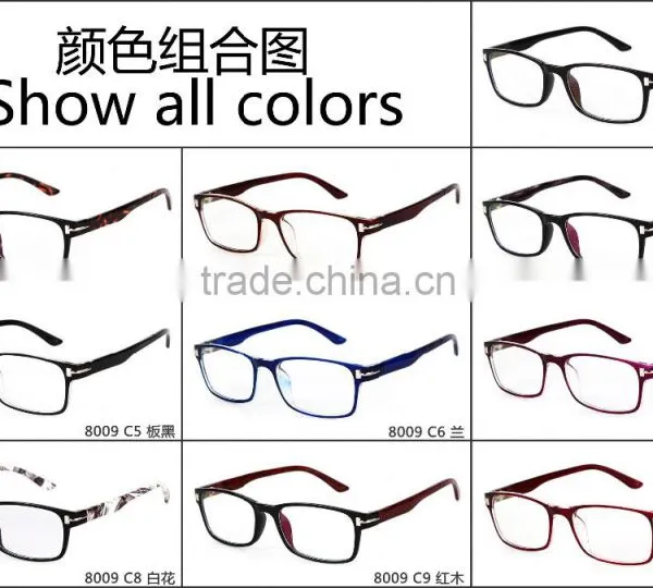 2015 Popular China Wholesale $1 Frames Stock Multicolor Plastic Eyeglasses Frames photo-6