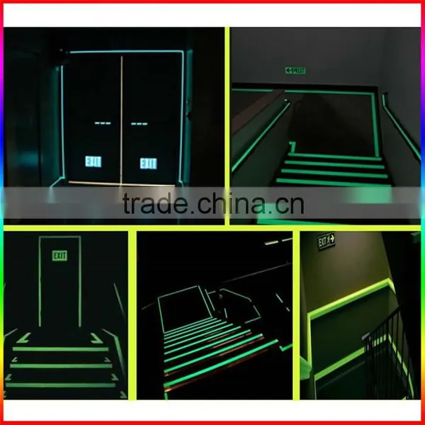 Blue Light Glow in the Dark Sticker on Roll and Sheet photo-3