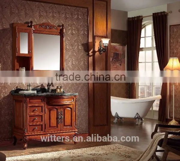 Classic Big Bathroom Vanity Cabinet for Big Bathroom WTS1610 photo-6