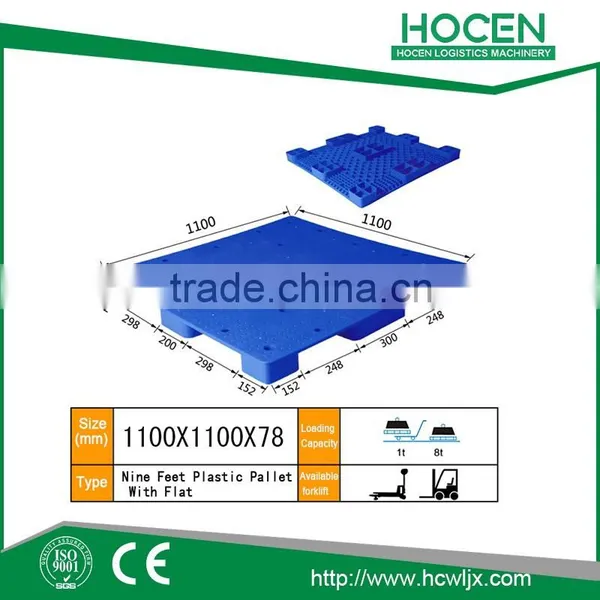 Single Faced HDPE Plastic Pallets or HDPE Skids photo-5