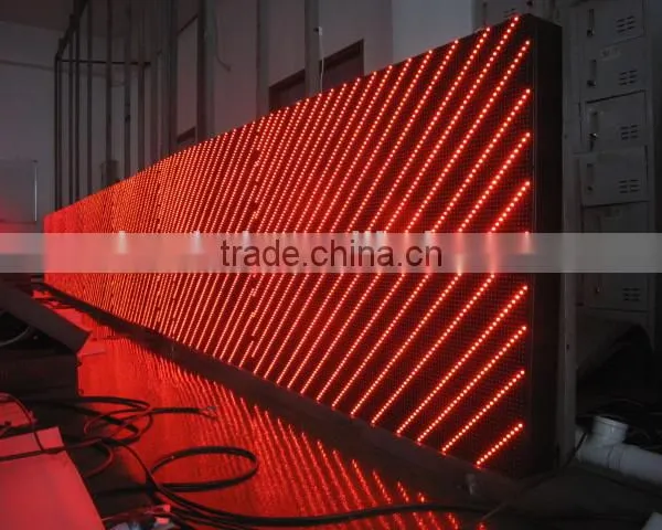 Single Color P12 Outdoor Led Digital Display Signs