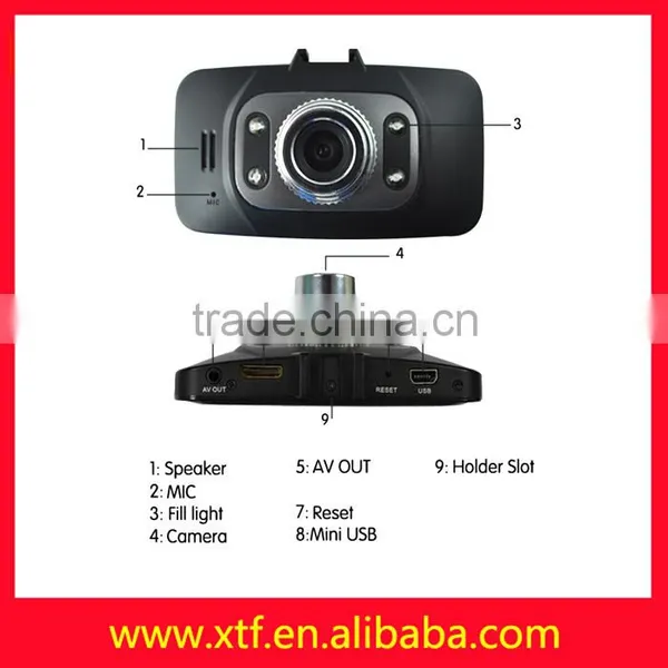 HD 1080P 2.7 Inch Gs8000l Manual Car Dvr Camera Video Recorder photo-2