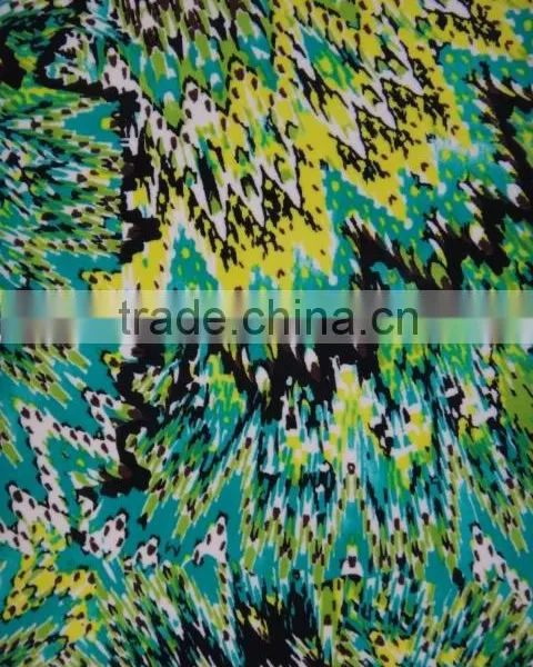 Digital Printing Knitted Fabric Polyester Stretch Fabric for Knitting Jersey photo-5