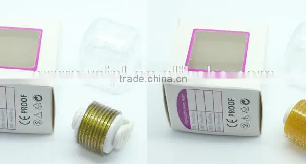 Factory Lowest Price LED Derma Roller / Manufactory LED Therapy Micro Skin Roller for Wrinkle Rmeoval Micro Needling Roller photo-3