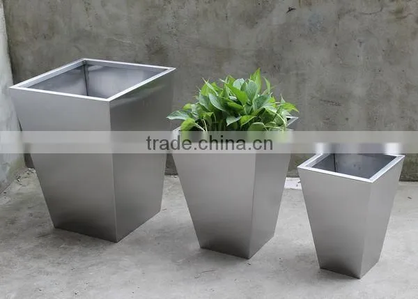 Fashion Design Bonsai Pot Stainless Steel Flower Container and Flowers Pots photo-2