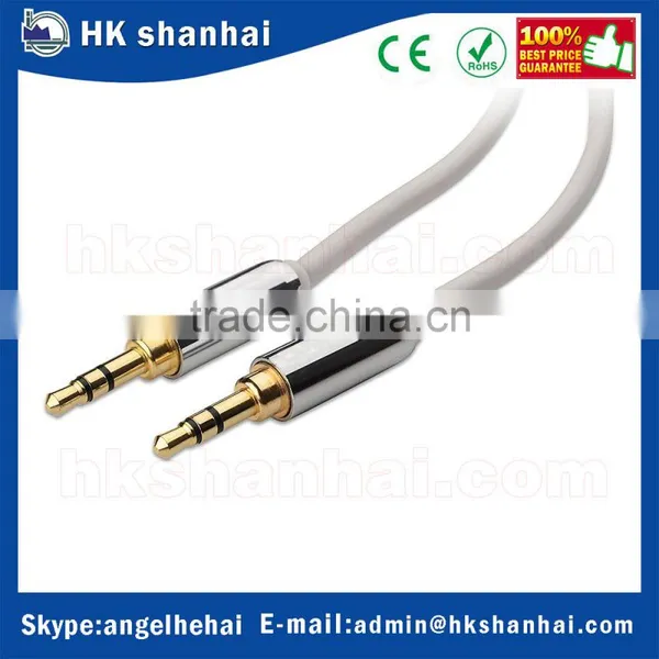 Wholesale Low Price High Performance 3.5mm Jack AUX Male to Male Gold Plated Stereo Audio Cable photo-5