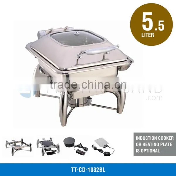 2017 New Model Commerical Glass Cover Indian Chafing Dish photo-2