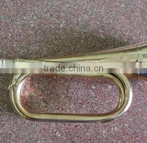 Bugle Brasswind Musical Instrument Army Bigul BRASS BAND MUSICAL INSTRUMENT