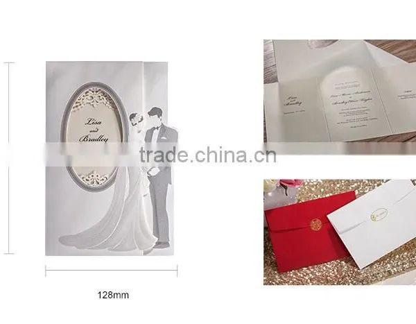 Bride and Groom Design Wedding Card photo-6