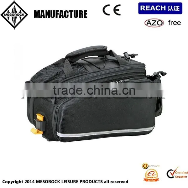 Trunk Bag Rigid Expandable w/ Panniers Bike Pack Bicycle Traveller Pannier photo-3