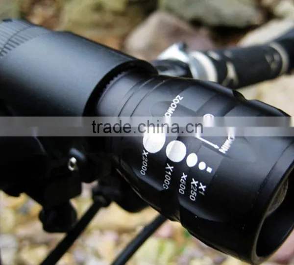 Bicycle Light 7 Watt 2000 Lumens 3 Mode LED Handlebar Bike Light Lights Lamp Front Torch Waterproof Lamp With Torch Holder BL000 photo-5