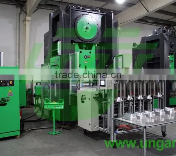 Austrian CNC Control Automatic UNGAR Aluminium Foil Food Container Making Machines With Adjustable Height Lines (UNST-6010-63T) photo-3