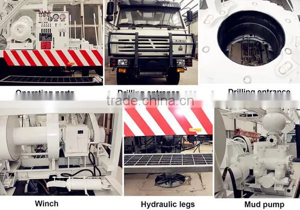 HFT600ST Truck Mounted Water Well Drilling Rig Multifunctional Drilling Machines photo-3