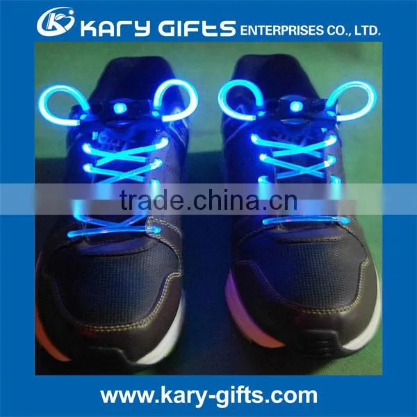 LED Light Up Glowing Electric Flash LED Shoelaces photo-2