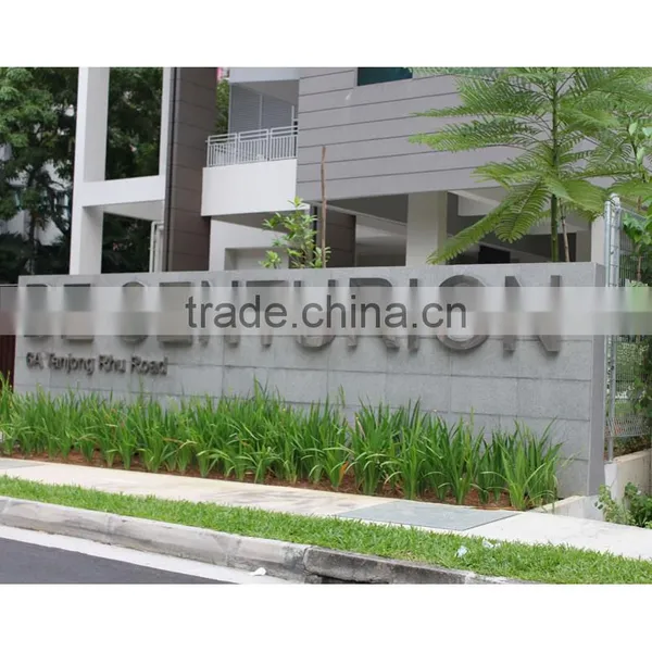 Outdoor Road Sign Stainless Steel Channel Metal Letter Sign Stand photo-3