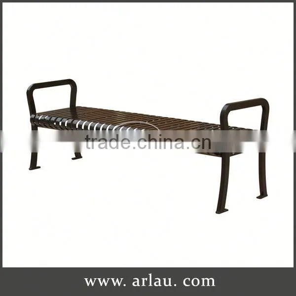 Arlau Vintage Metal Garden Chairs,New Launch Simple High Quality Outdoor Metal Bench,Oem Outdoor Iron Bench photo-2