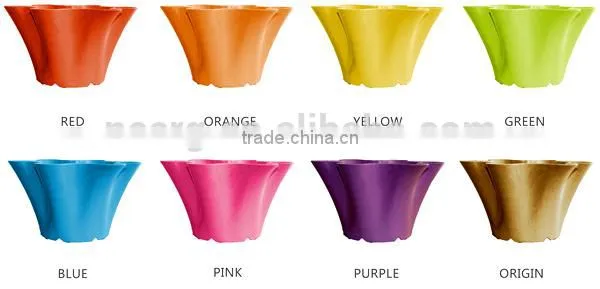 360*200 Biodegradable Colorful Plant Flower Pot Eco Planer photo-3