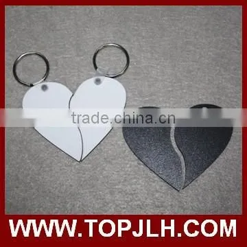 Wholesale China Blank Coated Custom Printed Light Wood Keychain photo-4