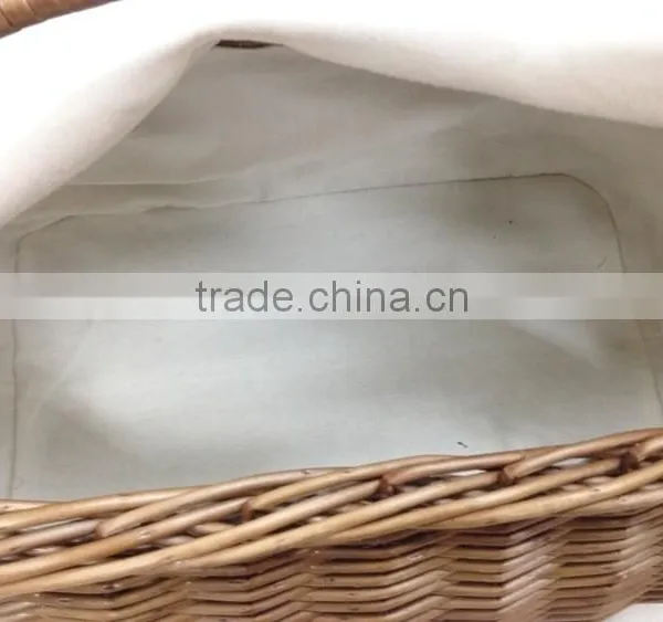 Outdoor Colorful Cheap Portable Natural Wicker Food Baskets photo-6