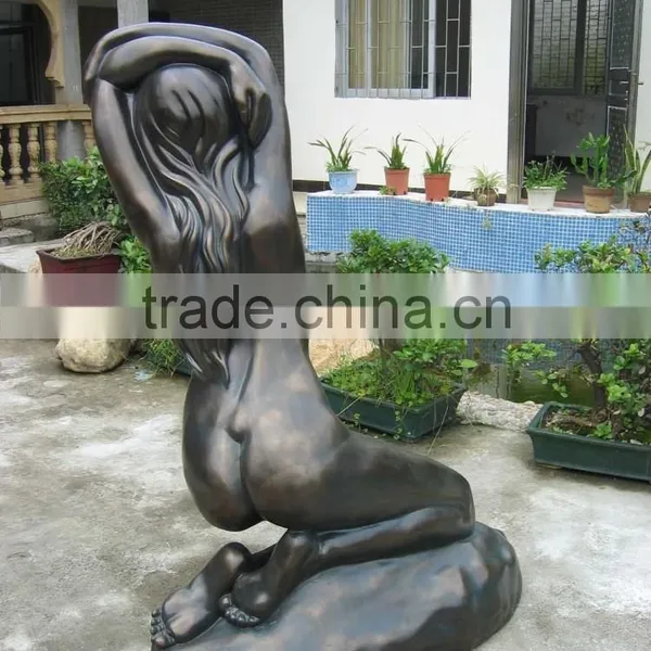 Fiberglass Park Lady Sculpture photo-5