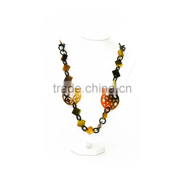 NECKLACE MADE FROM NATURAL BUFFALO HORN IN VIETNAM photo-4
