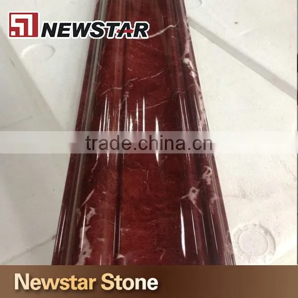 Red Marble Windowsill Stone Border