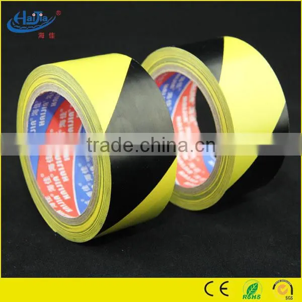 High Adhesive Warn and Sign PVC Antislip Barricade Tape