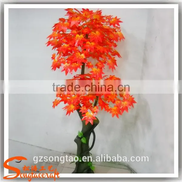 Wholsale Artificial Tree Fiberglass Tree and Artificial Red Maple Tree for Decoration Indoor photo-4
