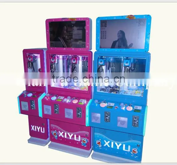 Mini Cheap Double Screen Claw Plush Toy Crane Game Machine for Advertisement photo-6