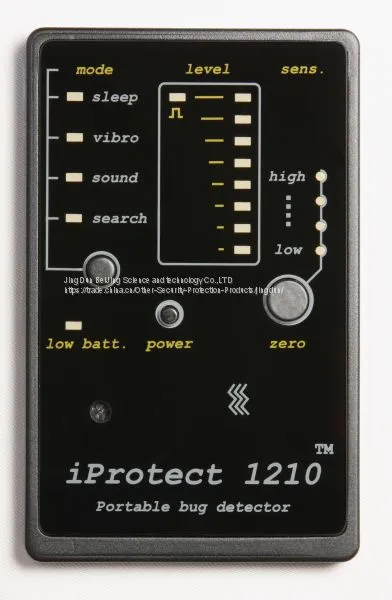 iProtect 1210 Portable bug detector ( card-styled)