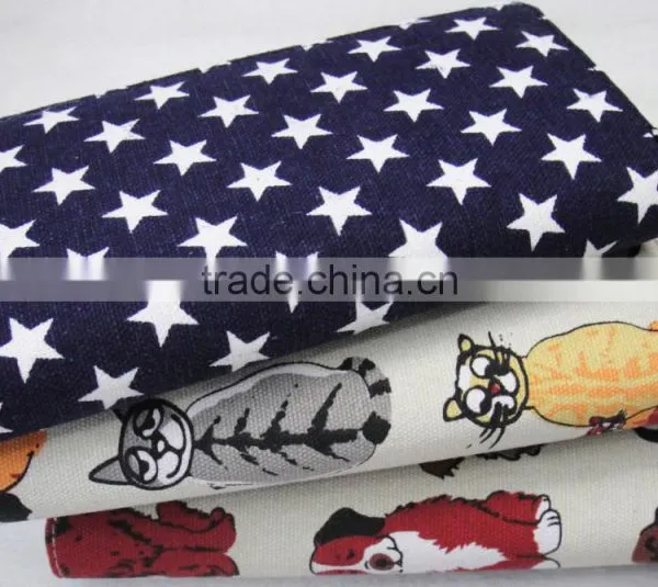 New Stylish Canvas Cotton Zipper Round Print Dog Wallet photo-2