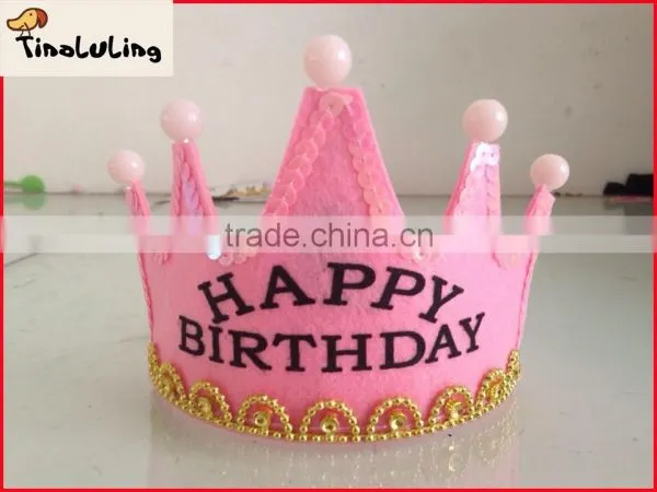 New Fashion Happy Birthday Hair Accessory Crown Hair Styling Tools Hair Ornaments With Light photo-3