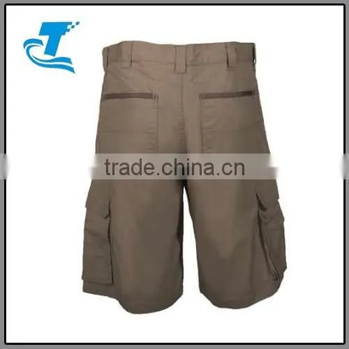 Men's Green Cotton RipStop Cargo Shorts photo-2